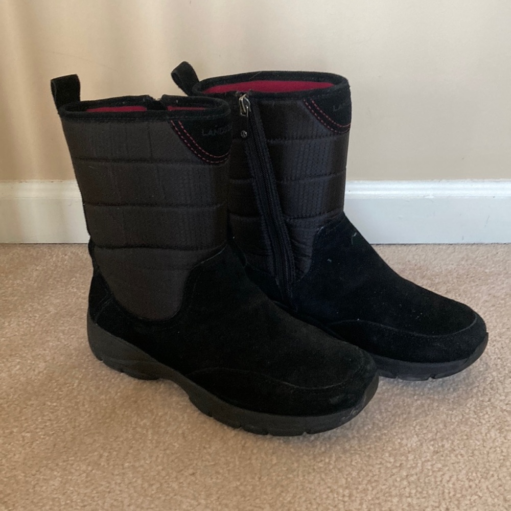 Lands' End Black Winter All Weather Boots - Size 9 Medium